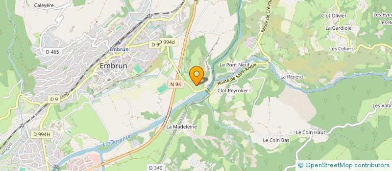 localisation de l'entreprise SCI 7 ANOUS 2  EMBRUN