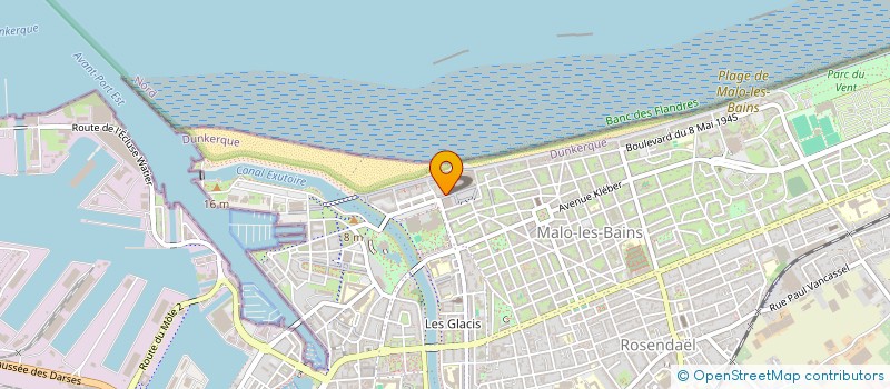 localisation de l'entreprise SCI 7 AVENUE ABOUT à DUNKERQUE