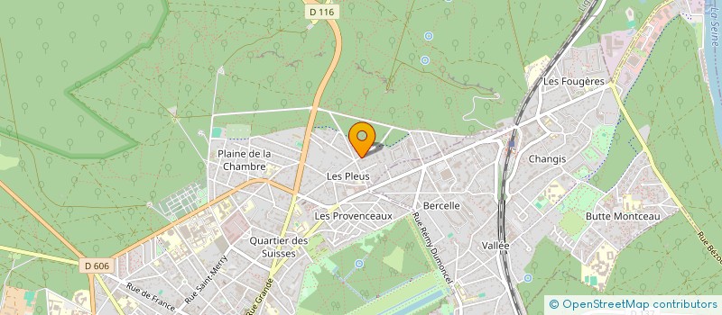 localisation de l'entreprise SCI 7 AVENUE DU TOURING CLUB  FONTAINEBLEAU