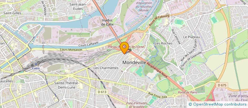 localisation de l'entreprise SCI 7 AVENUE JEAN JAURES à MONDEVILLE
