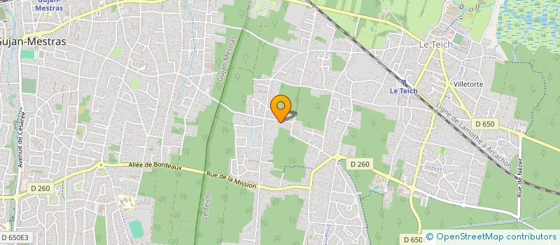 localisation de l'entreprise SCI 7 BIS RUE DES ANCELYNS  LE TEICH