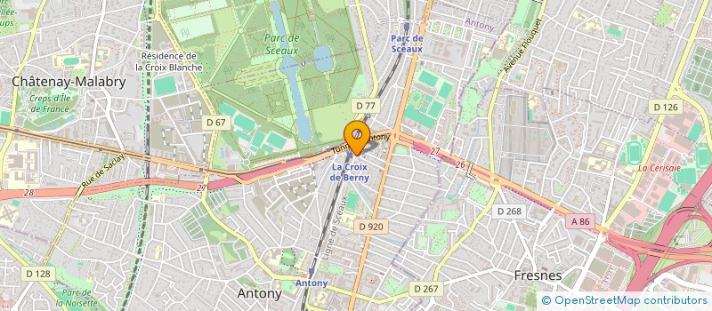 localisation de l'entreprise SCI 7 CANETTES à ANTONY