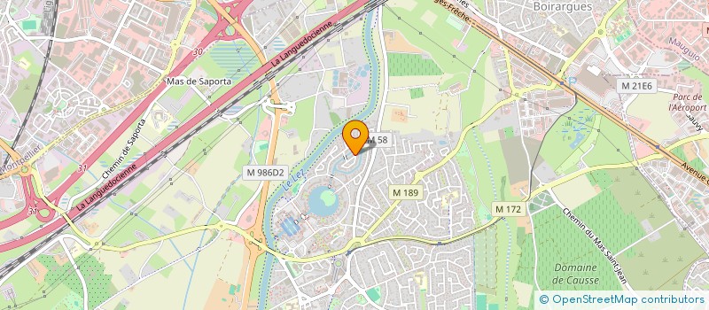 localisation de l'entreprise SCI @7 CENTER AUDIT à LATTES