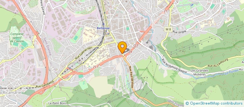 localisation de l'entreprise SCI 7 COLLINES  SAINT-ETIENNE