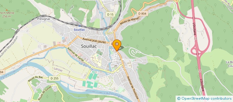 localisation de l'entreprise SCI 7 ET 12 AV GAL DE GAULLE A SOUILLAC  SOUILLAC