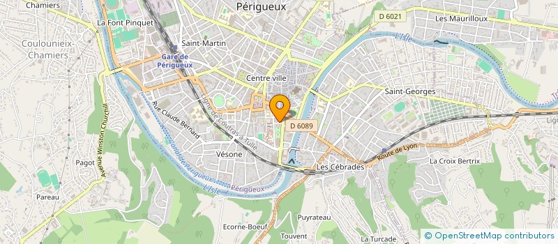 localisation de l'entreprise SCI 7 EUGENE LE ROY à PERIGUEUX