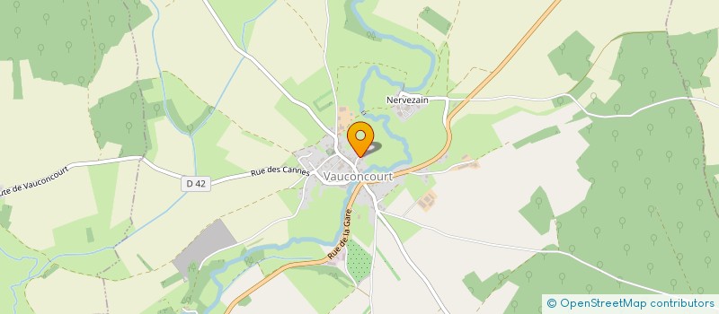 localisation de l'entreprise SCI 7 IMMOBILIER  VAUCONCOURT-NERVEZAIN