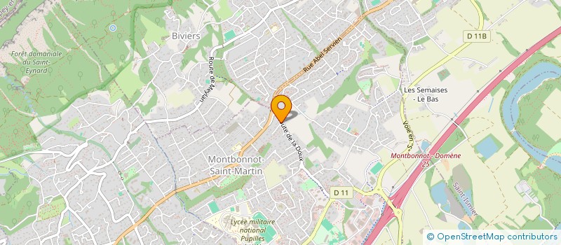 localisation de l'entreprise SCI 7 LE PARADIS  MONTBONNOT-SAINT-MARTIN