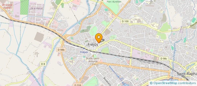 localisation de l'entreprise SCI 7 NAGO 8 à FREJUS