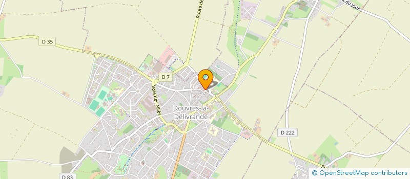 localisation de l'entreprise SCI 7 PLACE DE LA BASILIQUE  DOUVRES-LA-DELIVRANDE