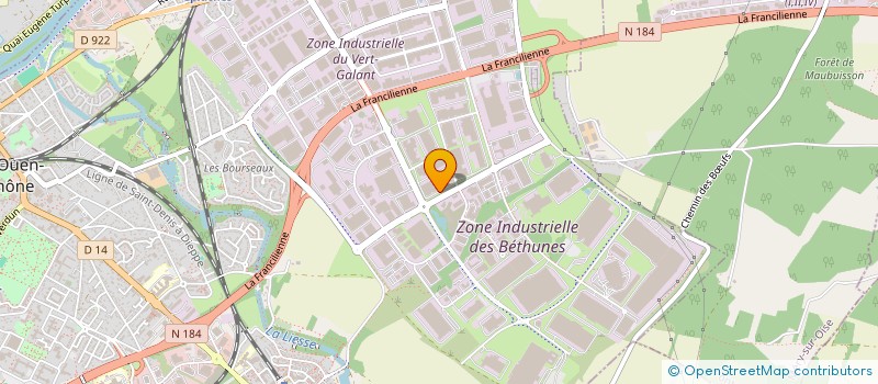 localisation de l'entreprise SCI 7 R DU COLOMBIER BLANC LA COURNEUVE  SAINT-OUEN-L'AUMONE