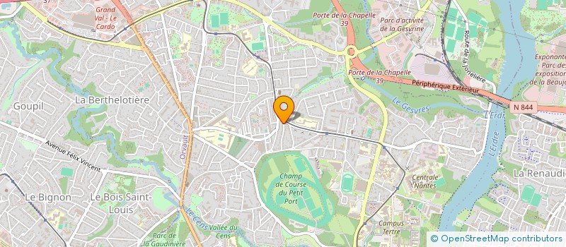 localisation de l'entreprise SCI 7 RIVIERES  NANTES
