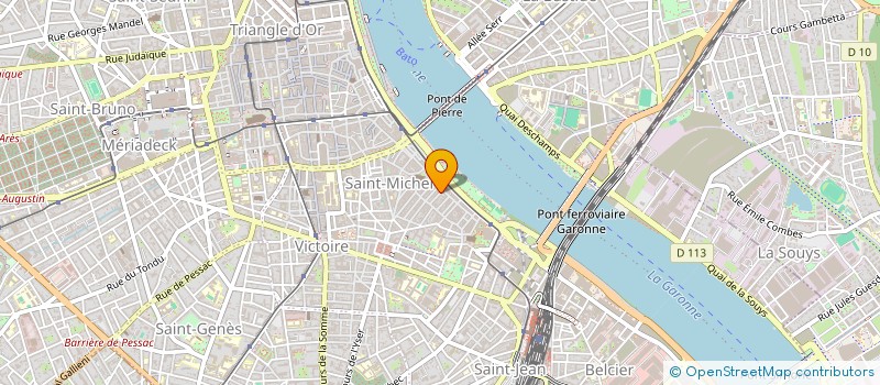 localisation de l'entreprise SCI 7 RUE ANDRONNE  BORDEAUX