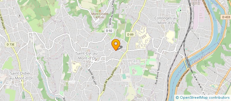 localisation de l'entreprise SCI 7 RUE CHILDEBERT  SAINT-CYR-AU-MONT-D'OR