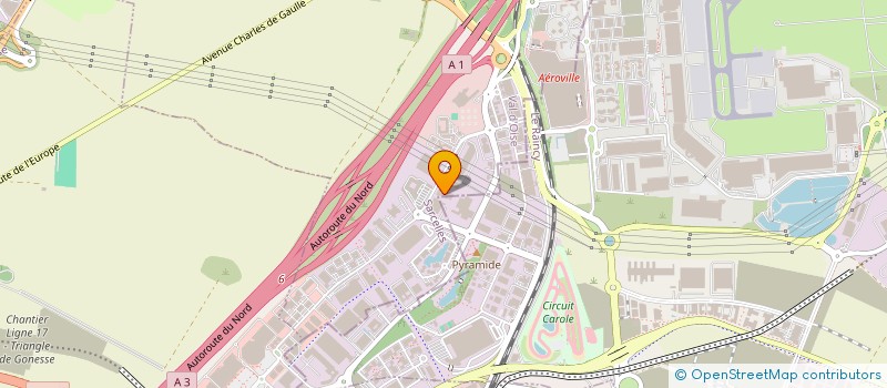 localisation de l'entreprise SCI 7 RUE DE LA LIBERTE  ROISSY-EN-FRANCE