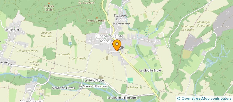 localisation de l'entreprise SCI 7 RUE DE PARIS  ELINCOURT-SAINTE-MARGUERITE