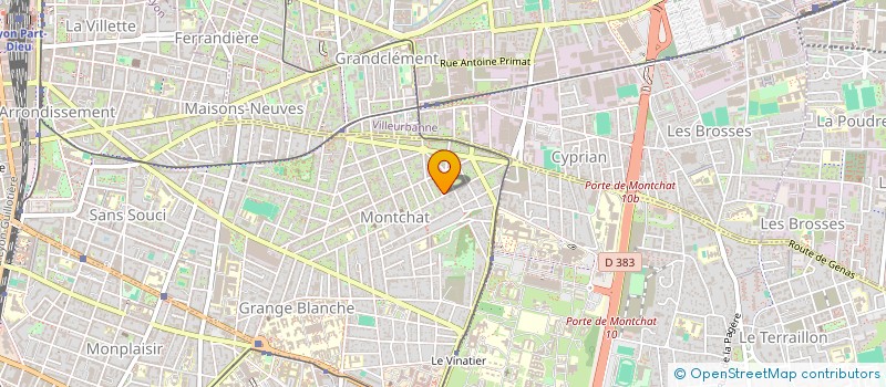 localisation de l'entreprise SCI 7 RUE DES SPORTS  LYON