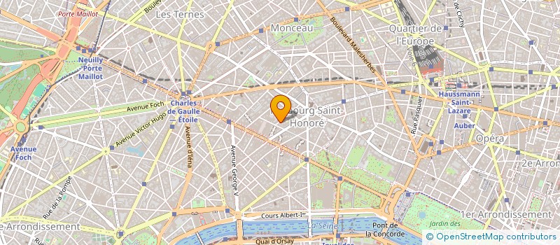 localisation de l'entreprise SCI 7 RUE DU BOIS DE BOULOGNE  PARIS