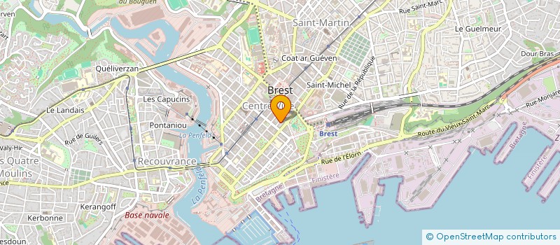 localisation de l'entreprise SCI 7 RUE GEORGES SAND  BREST