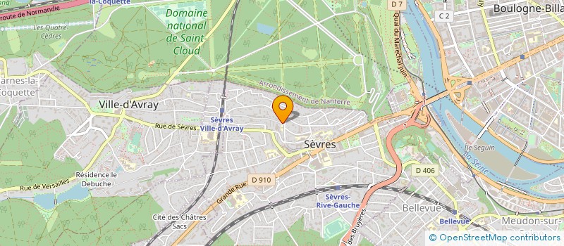 localisation de l'entreprise SCI 7 RUE GUY PATIN à SEVRES