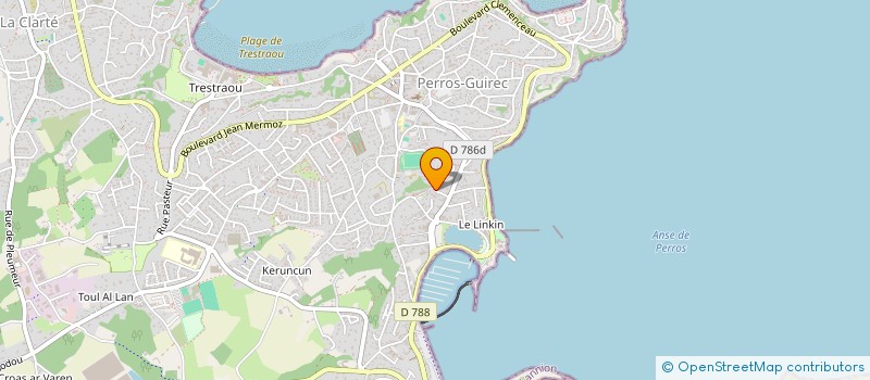 localisation de l'entreprise SCI 7 RUE JEAN SAVIDAN  PERROS-GUIREC