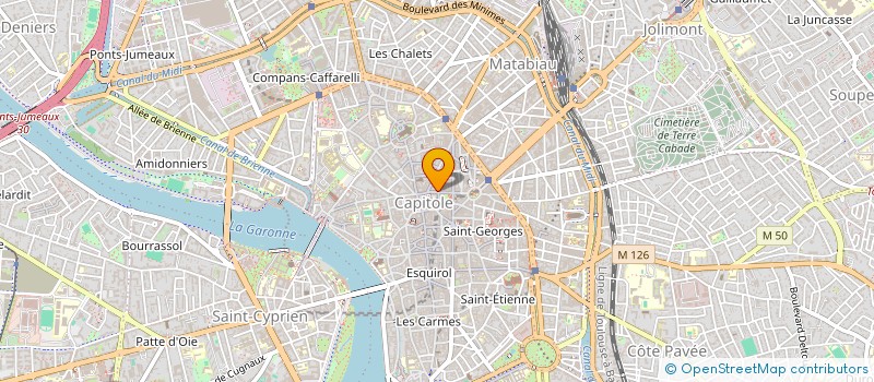 localisation de l'entreprise SCI 7 RUE LAFAYETTE  TOULOUSE