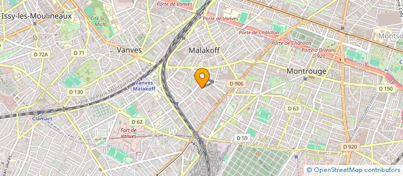 localisation de l'entreprise SCI 7 RUE LELONG  MALAKOFF