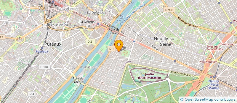 localisation de l'entreprise SCI 7 RUE MARTIN à NEUILLY-SUR-SEINE
