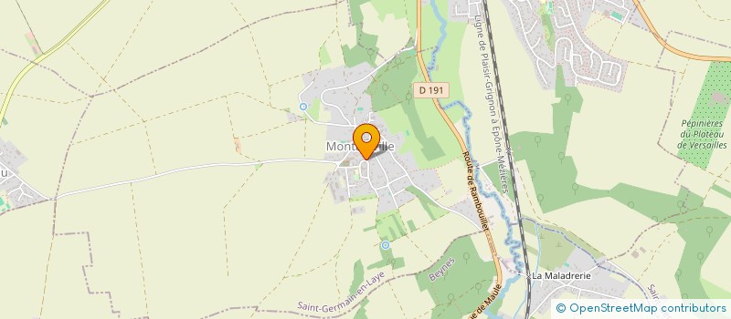 localisation de l'entreprise SCI 7 RUE MONTQUIGNON  MONTAINVILLE