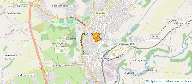 localisation de l'entreprise SCI 7 RUE SAINT PIERRE  COUTANCES