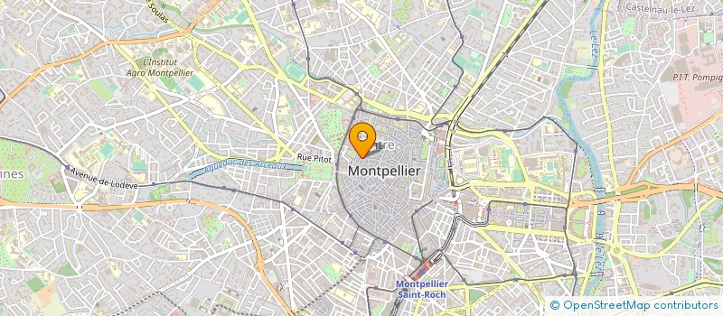 localisation de l'entreprise SCI 7 RUE SAINTE CROIX à MONTPELLIER