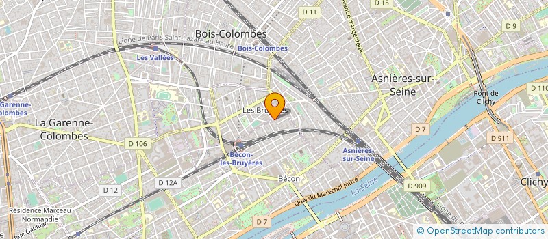 localisation de l'entreprise SCI 7 SABLIERE à COURBEVOIE
