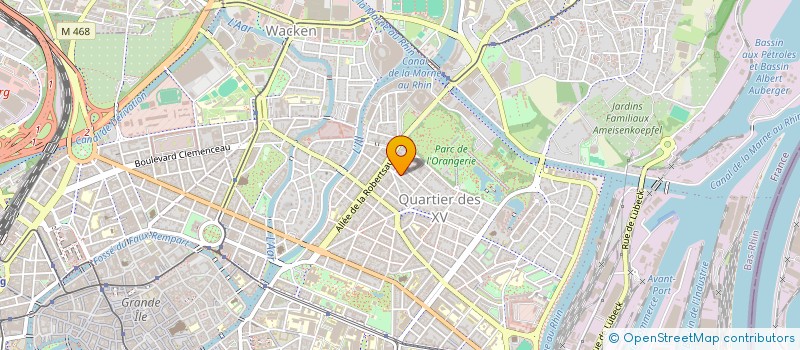 localisation de l'entreprise SCI 7 SCHIFFMATT A  STRASBOURG