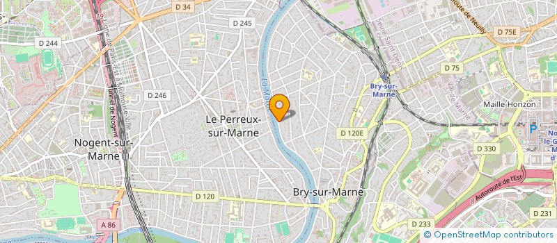 localisation de l'entreprise SCI 70 QUAI VICTOR BERRIERE à BRY-SUR-MARNE