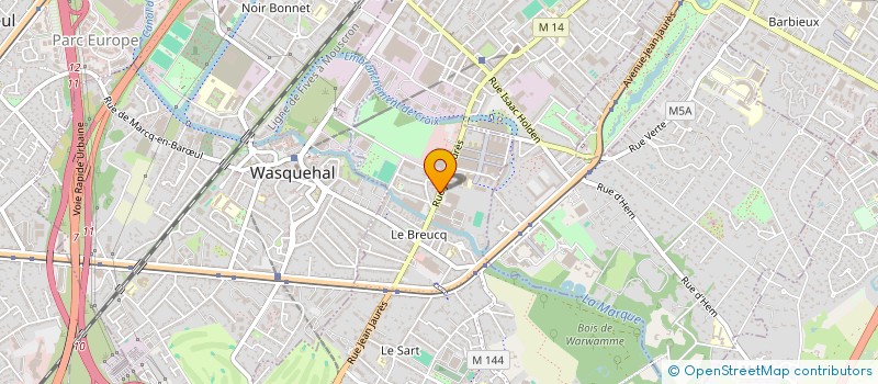 localisation de l'entreprise SCI 70 RUE MARCEL HENAUX à VILLENEUVE-D'ASCQ