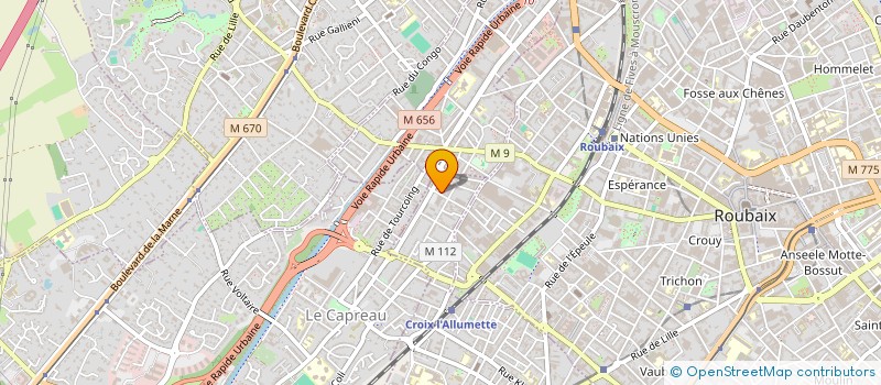 localisation de l'entreprise SCI 700 à CROIX