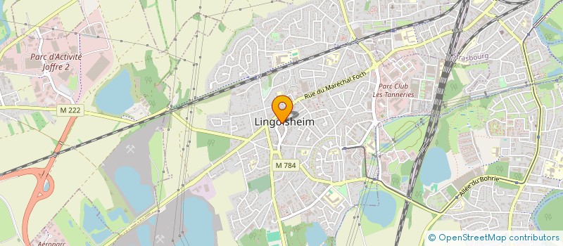 localisation de l'entreprise SCI 703  LINGOLSHEIM