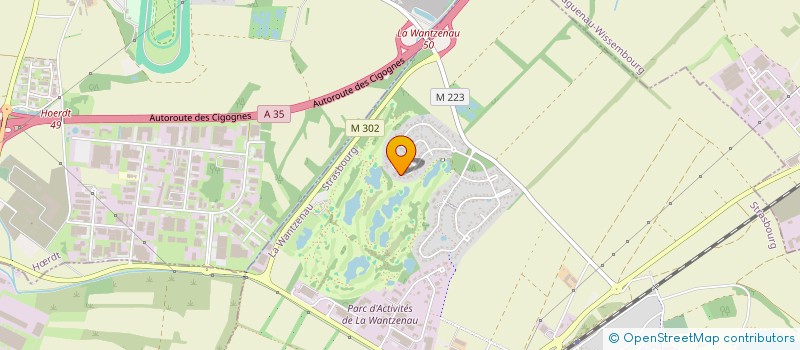 localisation de l'entreprise SCI 71 NOTRE DAME  LA WANTZENAU