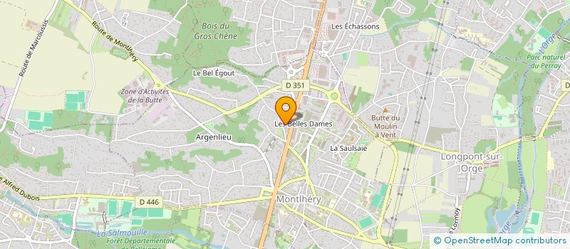 localisation de l'entreprise SCI 71 ROUTE D' ORLEANS  MONTLHERY