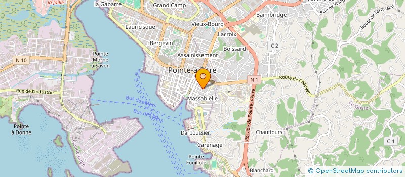 localisation de l'entreprise SCI 71 RUE VATABLE à POINTE A PITRE