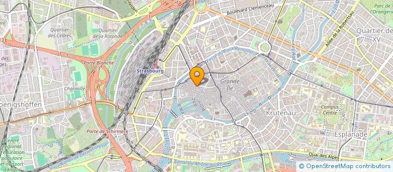 localisation de l'entreprise SCI 71 ZURICH  STRASBOURG