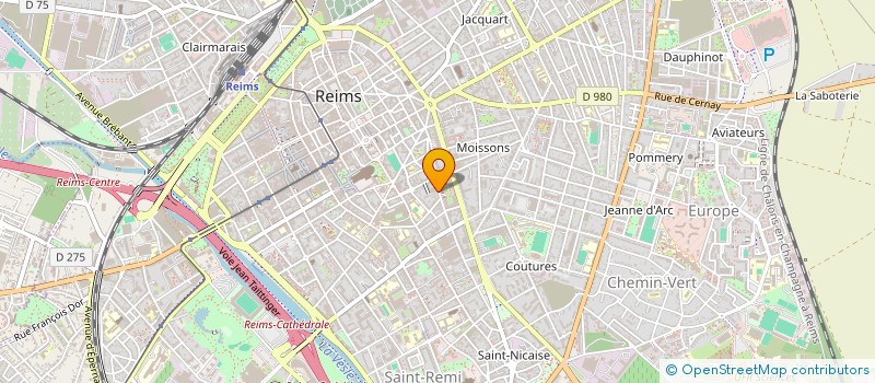 localisation de l'entreprise SCI 72 PONSARDIN  REIMS