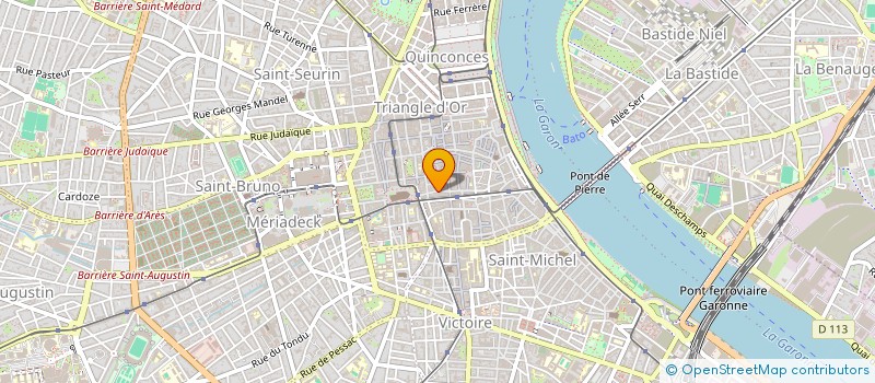 localisation de l'entreprise SCI 72 RUE DU LOUP  BORDEAUX