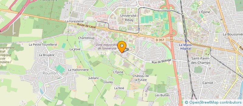 localisation de l'entreprise SCI 721  LE MANS