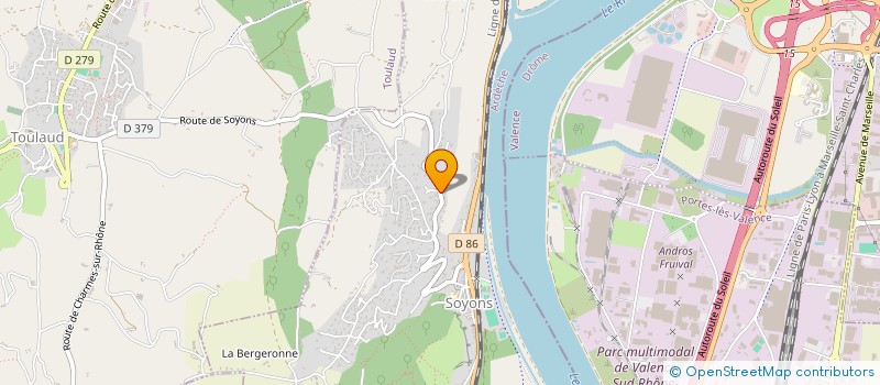 localisation de l'entreprise SCI 72MDM  SOYONS