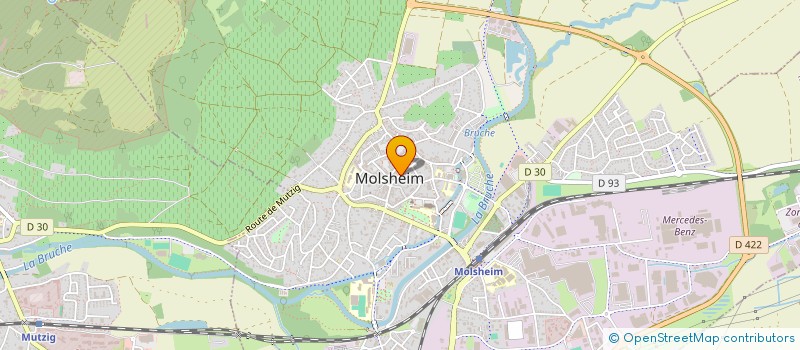 localisation de l'entreprise SCI 73  MOLSHEIM