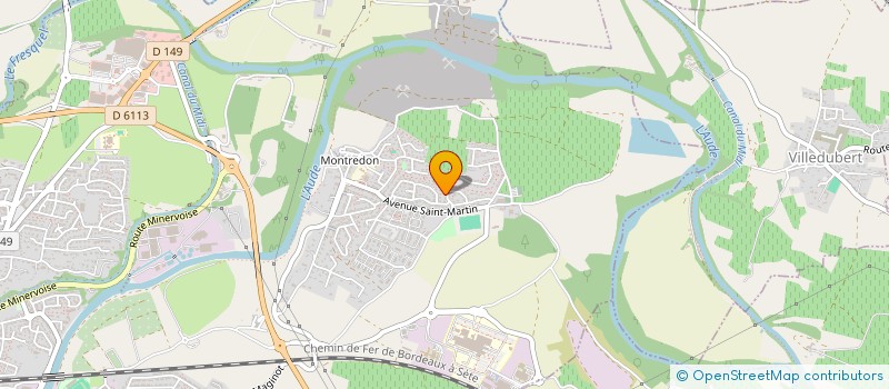 localisation de l'entreprise SCI 73 à CARCASSONNE