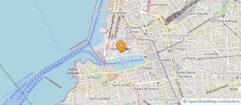 localisation de l'entreprise SCI 73 RABELAIS  MARSEILLE