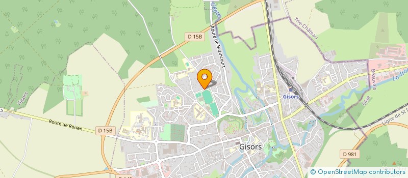 localisation de l'entreprise SCI 74 GEORGES CLEMENCEAU à GISORS