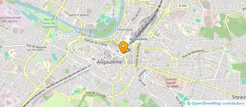 localisation de l'entreprise SCI 74 H 2 M à ANGOULEME